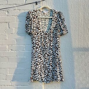 XIX-Palms Leopard/Cheetah Print Dress